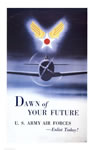 WW II Recruiting Poster "Dawn of Your Future"